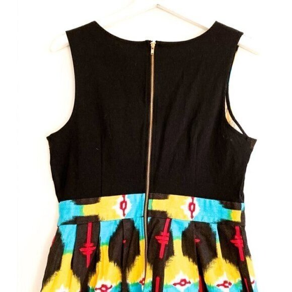 UO Staring At Stars Sleeveless Ikat Dress, size 10 - Picture 5 of 8